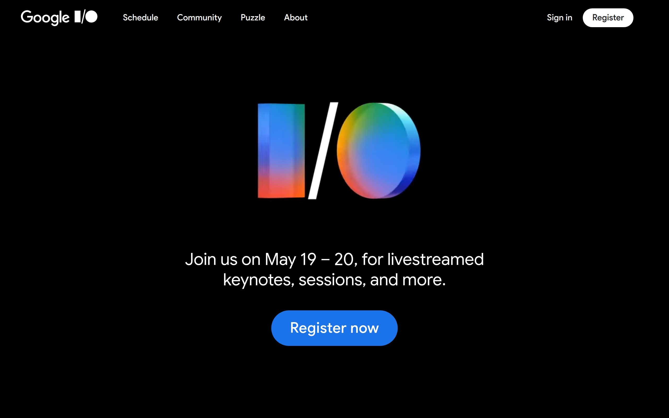 Google I/O 2026 官方页（io.google）